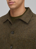 Overshirt man xacus solid colour textured grey melange_2