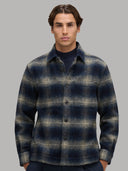 Overshirt man xacus check woven blue_3