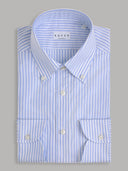 Shirt man xacus stripe oxford deep sky blue_1