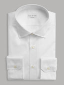 Shirt man xacus solid colour twill white_1