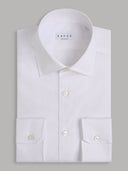 Shirt man xacus solid colour poplin white_1