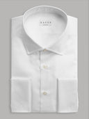 Shirt man xacus solid colour twill white_1
