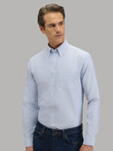 Shirt man xacus stripe oxford dark blue_3