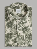 Shirt man xacus pattern textured forest green_1