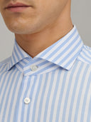 Shirt man xacus stripe oxford light blue_2
