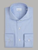 Shirt man xacus solid colour oxford deep sky blue_1