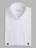 Shirt man xacus solid colour twill white_1