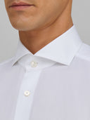 Shirt man xacus solid colour twill white_2