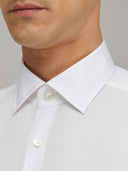Shirt man xacus solid colour twill white_2