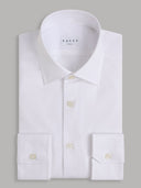Shirt man xacus solid colour poplin white_1
