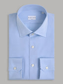 Shirt man xacus solid colour poplin sky blue_1