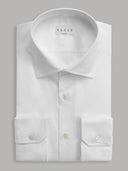Shirt man xacus solid colour poplin white_1