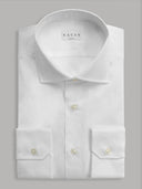 Shirt man xacus solid colour poplin white_1