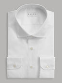 Shirt man xacus solid colour poplin white_1
