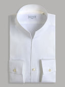 Shirt man xacus solid colour twill white_1