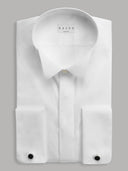 Shirt man xacus solid colour poplin white_1