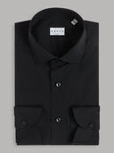 Shirt man xacus solid colour poplin black_1