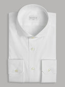 Shirt man xacus solid colour poplin white_1