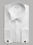 Shirt man xacus solid colour poplin white_1