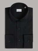 Shirt man xacus solid colour poplin black_1