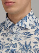 Shirt man xacus pattern poplin blue_2