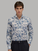 Shirt man xacus pattern poplin blue_3