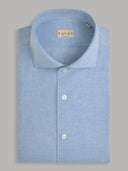 Shirt man xacus solid colour twill light blue_1