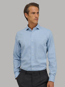 Shirt man xacus solid colour twill light blue_3