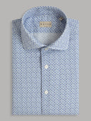 Shirt man xacus pattern linen light blue_1
