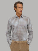 Shirt man xacus check twill off-white_3