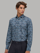Shirt man xacus pattern poplin blue_3