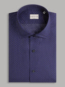 Shirt man xacus pattern poplin blue_1