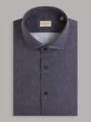 Shirt man xacus pattern twill blue_1