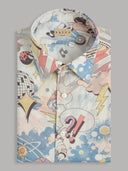 Shirt man xacus pattern poplin multicolour_1