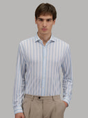 Shirt man xacus stripe textured light blue_3