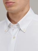 Shirt man xacus solid colour twill white_2