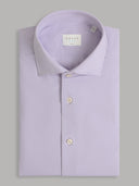Shirt man xacus solid colour textured lilac_1