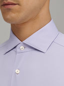 Shirt man xacus solid colour textured lilac_2