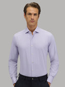 Shirt man xacus solid colour textured lilac_3