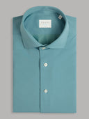 Shirt man xacus solid colour textured sea green_1