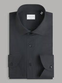 Shirt man xacus solid colour textured dark grey_1