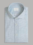 Shirt man xacus pattern textured deep sky blue_1