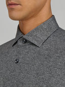 Shirt man xacus pattern textured black and white_2