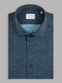 Shirt man xacus pattern textured blue_1