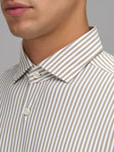 Shirt man xacus stripe oxford ochre_2