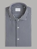 Shirt man xacus stripe oxford navy blue_1