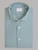 Shirt man xacus stripe twill green_1