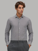 Shirt man xacus stripe twill brown_3