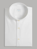 Shirt man xacus solid colour twill white_1