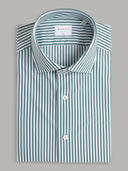 Shirt man xacus stripe twill green_1